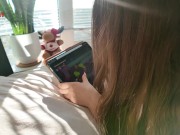 Sexy Natural Body Stepsis Was Distracted From Playing 1/16