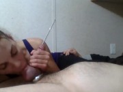 Sounding and Ball Sucking Orgasm 13/16