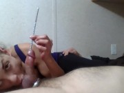 Sounding and Ball Sucking Orgasm 6/16