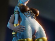 Lizard Girl Lets You Fuck Her Thick Thighs 5/16