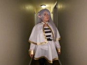 Curvy Red Head Bea York Frieren Cosplay Blowjob with FinnysPlayhouse 1/16