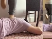 Mistress Harley - Head/Back trampling and breaking in new ballet shoes 12/16