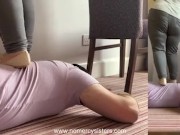 Mistress Harley - Head/Back trampling and breaking in new ballet shoes 6/16