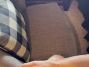 Maiden rubs sloppy wet pussy with wand, begs for fingers and dick. Loud orgasms 2/16