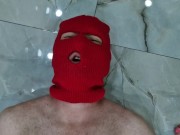 CBT, games with electricity. Mistress connected an electrostimulator to the cock and balls of slave 15/16