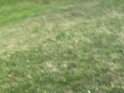 Sucking my Neighbors BBC in Backyard 4/16