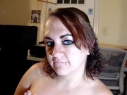 Sexy Chubby Girl Teases & Receives Hot CUM Shower 9/16