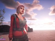 Stranded On A Deserted Island - Lesbian to Futa  - 3D Porn - Wild Life 3/16