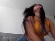 beautiful girl masturbates and makes hot video. 4/16