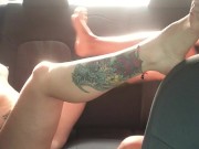 girls in car masturbate and have passionate sex. 10/16