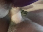 Fucking my sexy bbw wifes pussy why she uses a vibrator tell she cums on my cock 13/16