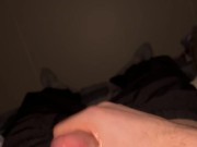 Busting a huge nut got me shaking on hangover 4/16