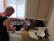 A Sink Full Of Dishes & One Cute Cabana Boy 12/16