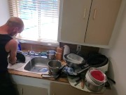 A Sink Full Of Dishes & One Cute Cabana Boy 3/16