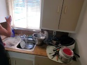 A Sink Full Of Dishes & One Cute Cabana Boy 4/16
