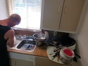 A Sink Full Of Dishes & One Cute Cabana Boy 6/16
