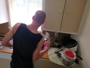 A Sink Full Of Dishes & One Cute Cabana Boy 7/16