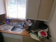 A Sink Full Of Dishes & One Cute Cabana Boy 9/16