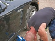 Greasy & Dirty - Changing My Porsche Tires 12/16