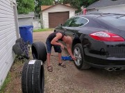Greasy & Dirty - Changing My Porsche Tires 3/16