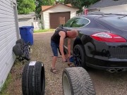 Greasy & Dirty - Changing My Porsche Tires 5/16