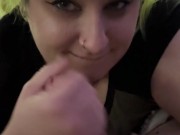 pov: blowjob on the couch 16/16