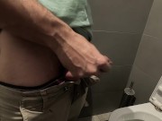 again for WORK in Lombardy, I let off steam by jerking off quickly in a PUBLIC bathroom in a shoppin 3/16