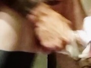 I masturbate by squeezing my balls and I cum  yogurt 12/16