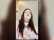 Alt BBW Vapes and Cums Hard for You 1/16
