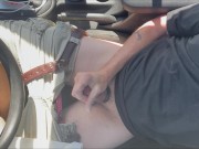 Stroking in the car 8/16