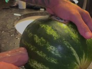 Fucking watermelon ,big dick,love sex 16/16