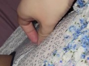 I got so wet touching my pussy  secretly under the blanket.#1 2/16