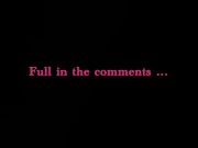 Put it in me. I can’t wait. 16/16