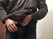 Masturbating in a PUBLIC BATHROOM! 1/16