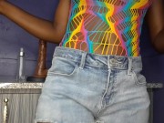 I CAUGHT MY MAID SEXTING WITH HER BOYFRIEND IN MY KITCHEN 1/16