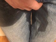 Wetting jeans