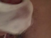 POV Solo bwc soapy shower masturbation with cum 3/16