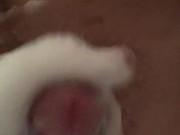 POV Solo bwc soapy shower masturbation with cum 8/16