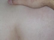 Bouncing my ass on his uncut cock 14/16