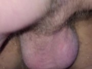 My husband's friend makes me squirt and cums inside 11/16