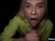 Public Agent Blonde haired stunner fucked deep outdoors 16/16
