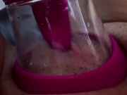 multiple orgasm with powerful suction CREAMY PUSSY💦 10/16