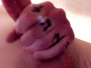 Thick DICK SLOW STROKES IN THE SHOWER 2/16