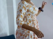 නැන්දගේ කෙලීගේ ටික් ටෝක් හෙළුව Sri Lankan Hot StepSis try to naked in TikTok live sex caught stepbro 1/16