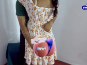 නැන්දගේ කෙලීගේ ටික් ටෝක් හෙළුව Sri Lankan Hot StepSis try to naked in TikTok live sex caught stepbro 6/16