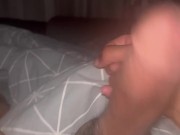 Teen masterbating at night