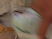 Jerk off with step sister dirty panties 1/16