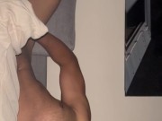 Amateur Teen grinding on pillows 11/16