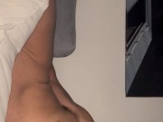 Amateur Teen grinding on pillows 14/16