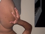 Amateur Teen grinding on pillows 7/16